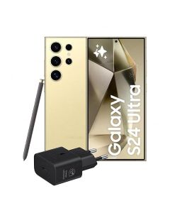 Samsung Galaxy S24 Ultra Smartphone AI, Caricatore incluso, Display 6.8'' QHD+ Dynamic AMOLED 2X, Fotocamera 200MP, RAM 12GB, 1TB, 5.000 mAh, Titanium Yellow [Versione italiana]